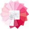 Fat Quarter Bundle -100% Cotton | Pure Solids | Shades of Pink and Magenta l Mix Colors | Quilting & Crafting Soft Fabric | Special Gift